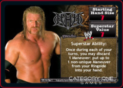 REVOLUTION Triple H Superstar Card